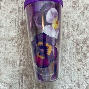 Tervis Purple Floral Tumbler